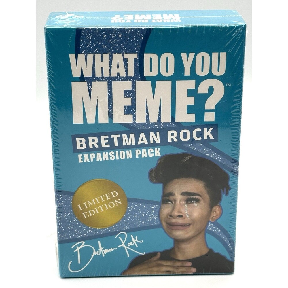 NIB What Do You Meme Bretman Rock Expansion Pack Limited Edition Sealed 2019